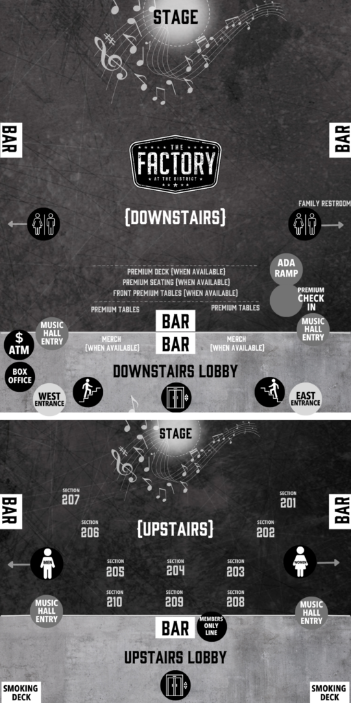 FACTORY VENUE MAP